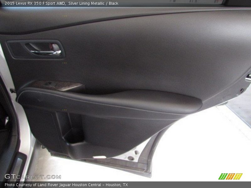 Silver Lining Metallic / Black 2015 Lexus RX 350 F Sport AWD