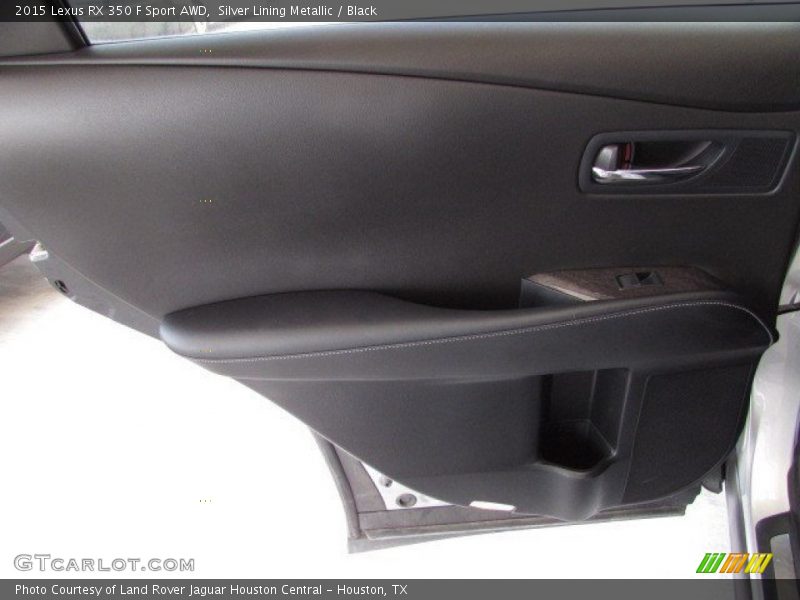 Silver Lining Metallic / Black 2015 Lexus RX 350 F Sport AWD