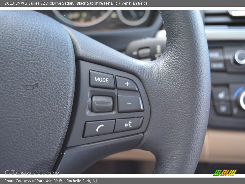 Black Sapphire Metallic / Venetian Beige 2013 BMW 3 Series 328i xDrive Sedan