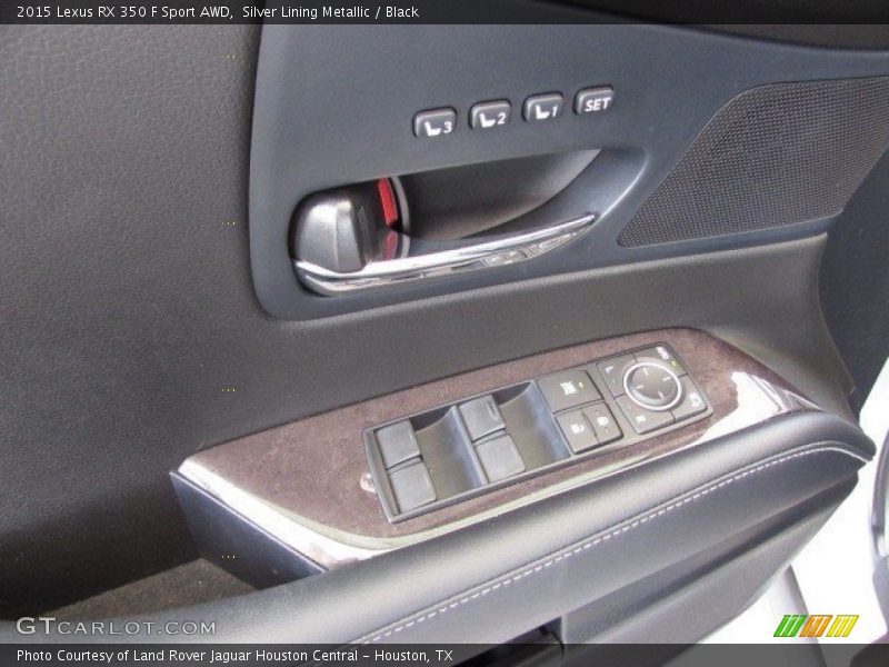 Silver Lining Metallic / Black 2015 Lexus RX 350 F Sport AWD
