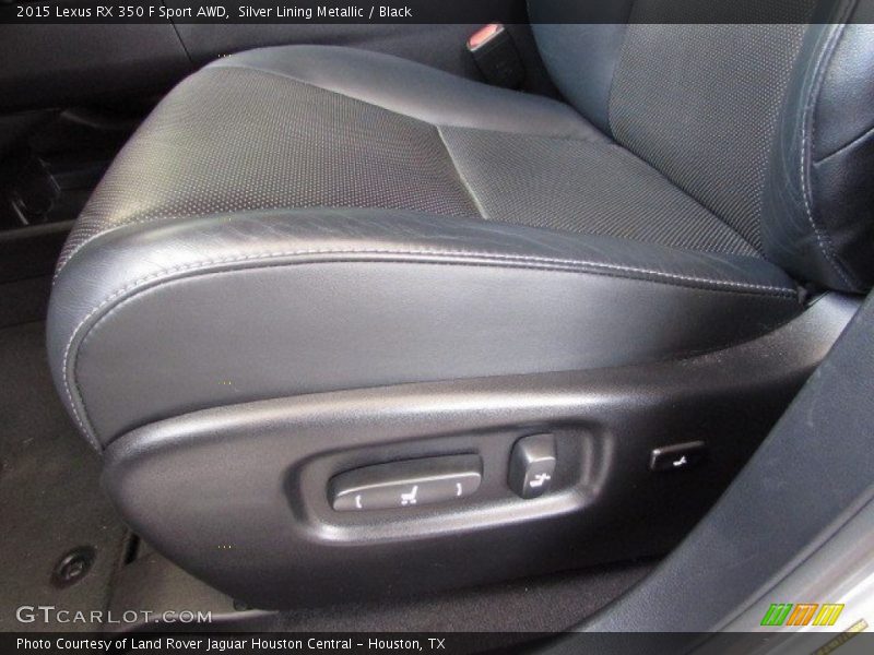 Silver Lining Metallic / Black 2015 Lexus RX 350 F Sport AWD