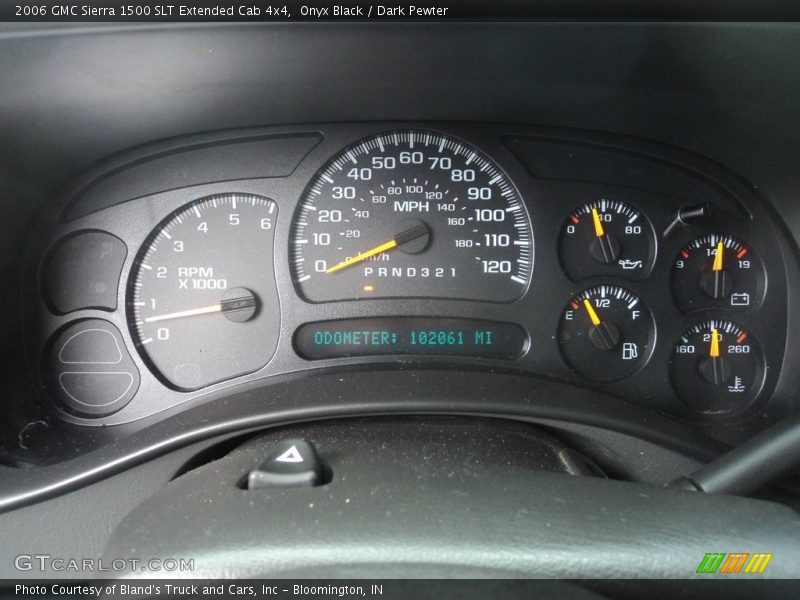 Onyx Black / Dark Pewter 2006 GMC Sierra 1500 SLT Extended Cab 4x4