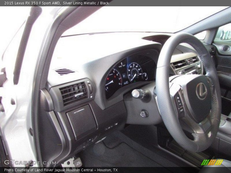 Silver Lining Metallic / Black 2015 Lexus RX 350 F Sport AWD