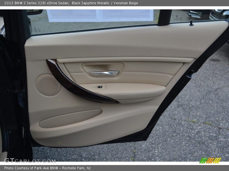 Black Sapphire Metallic / Venetian Beige 2013 BMW 3 Series 328i xDrive Sedan
