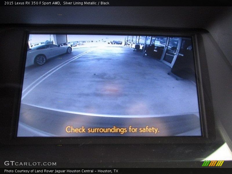 Silver Lining Metallic / Black 2015 Lexus RX 350 F Sport AWD