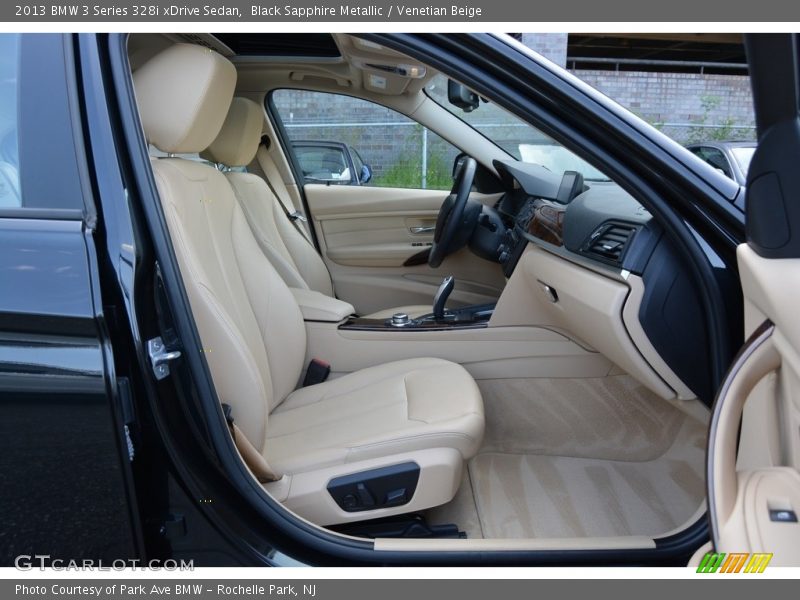Black Sapphire Metallic / Venetian Beige 2013 BMW 3 Series 328i xDrive Sedan