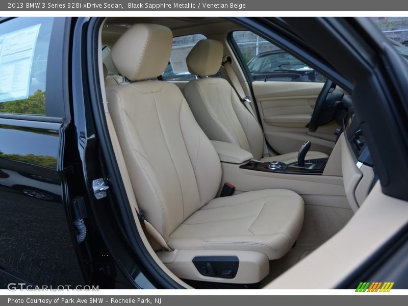 Black Sapphire Metallic / Venetian Beige 2013 BMW 3 Series 328i xDrive Sedan