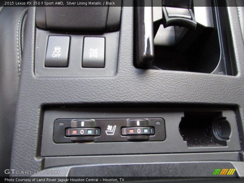 Silver Lining Metallic / Black 2015 Lexus RX 350 F Sport AWD
