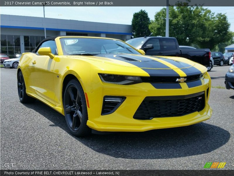 Bright Yellow / Jet Black 2017 Chevrolet Camaro SS Convertible