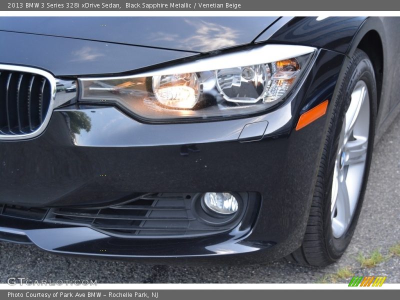 Black Sapphire Metallic / Venetian Beige 2013 BMW 3 Series 328i xDrive Sedan