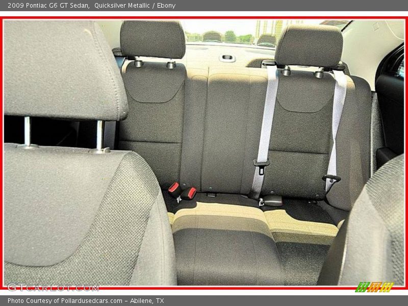 Quicksilver Metallic / Ebony 2009 Pontiac G6 GT Sedan