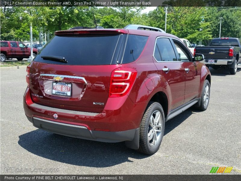 Siren Red Tintcoat / Light Titanium/Jet Black 2017 Chevrolet Equinox Premier AWD