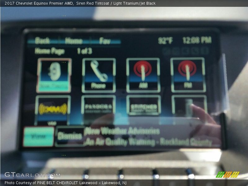 Siren Red Tintcoat / Light Titanium/Jet Black 2017 Chevrolet Equinox Premier AWD