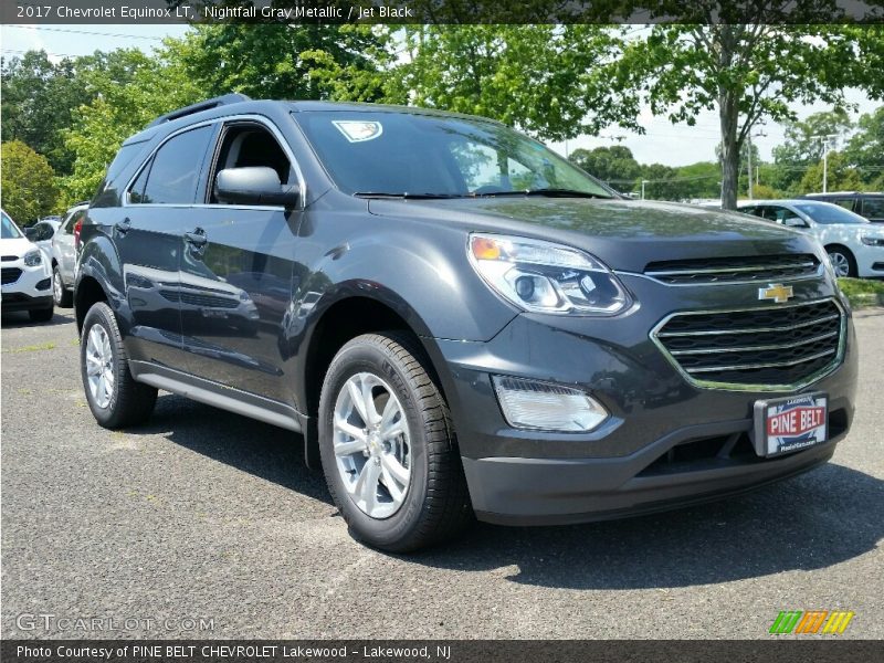 Nightfall Gray Metallic / Jet Black 2017 Chevrolet Equinox LT