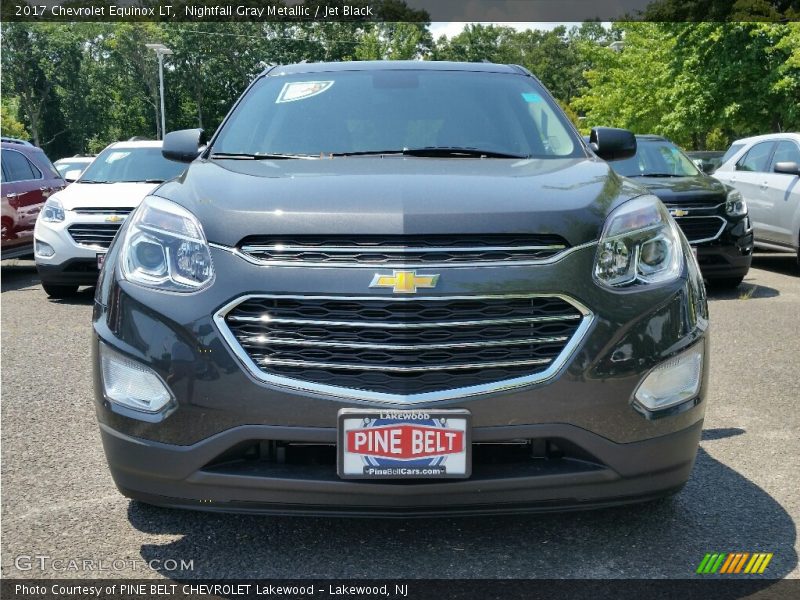 Nightfall Gray Metallic / Jet Black 2017 Chevrolet Equinox LT