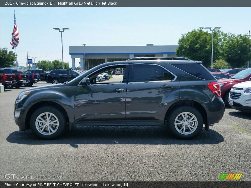 Nightfall Gray Metallic / Jet Black 2017 Chevrolet Equinox LT