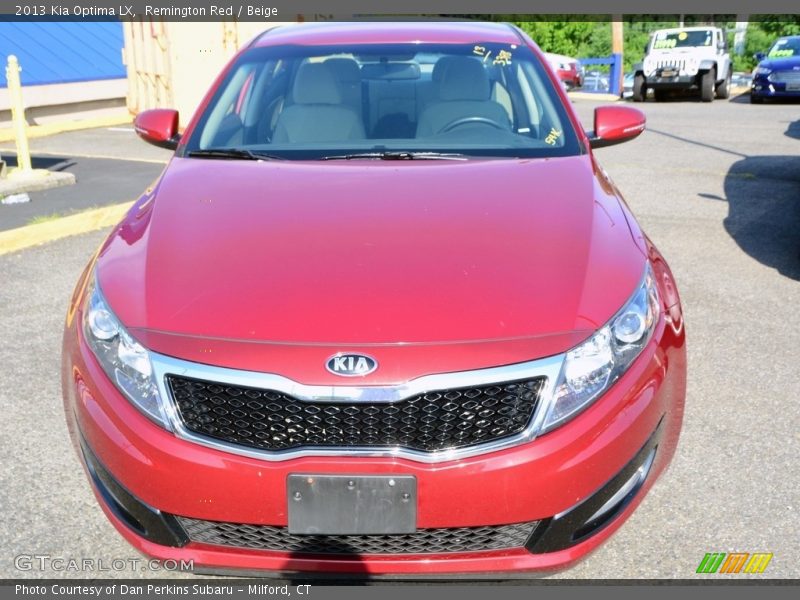 Remington Red / Beige 2013 Kia Optima LX