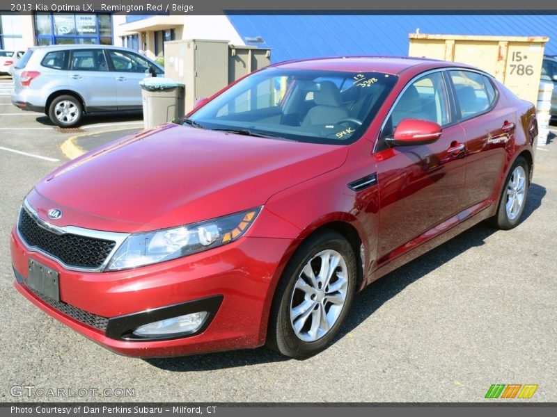 Remington Red / Beige 2013 Kia Optima LX