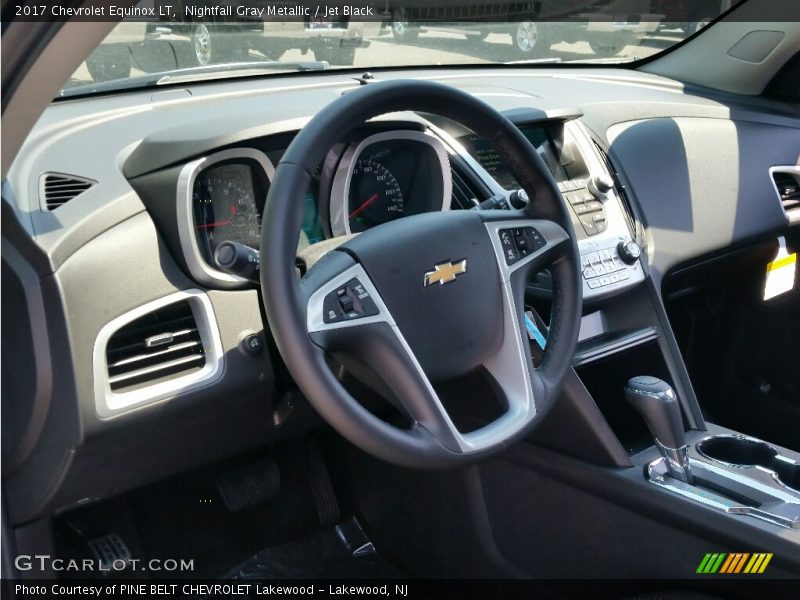 Nightfall Gray Metallic / Jet Black 2017 Chevrolet Equinox LT