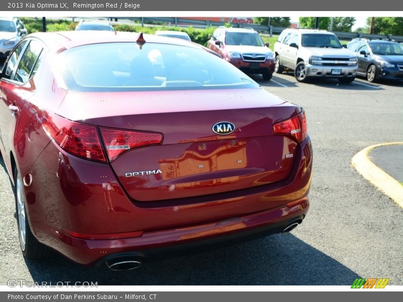 Remington Red / Beige 2013 Kia Optima LX