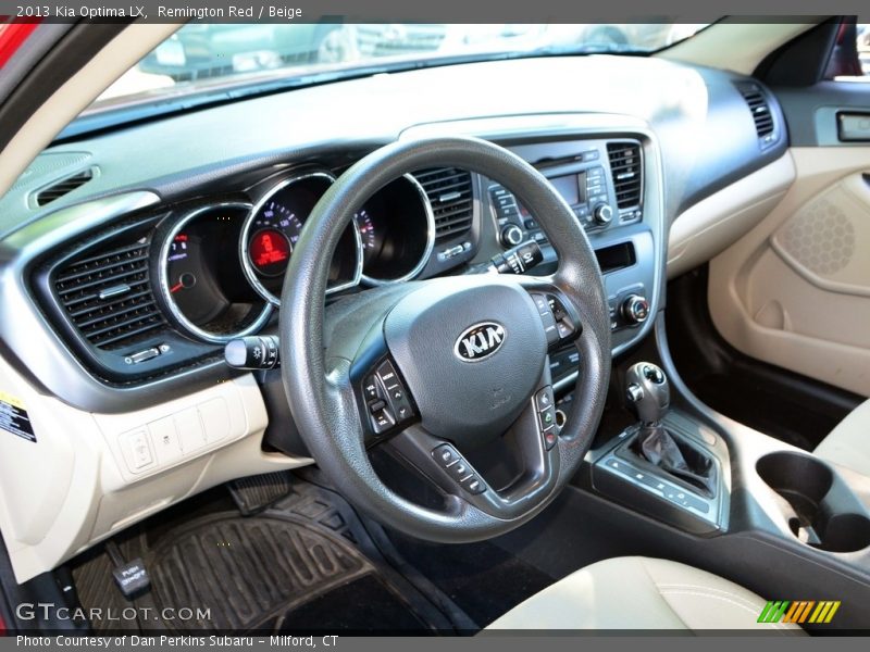 Remington Red / Beige 2013 Kia Optima LX