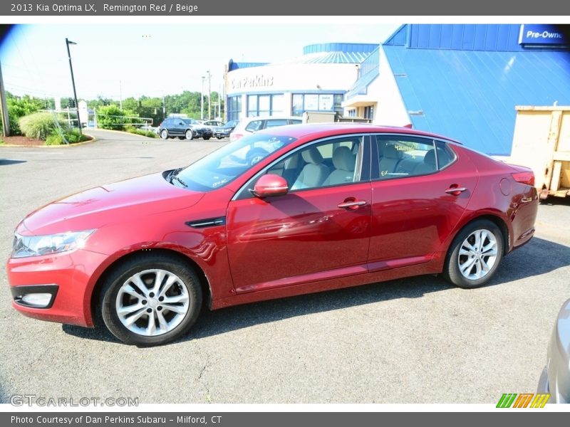 Remington Red / Beige 2013 Kia Optima LX
