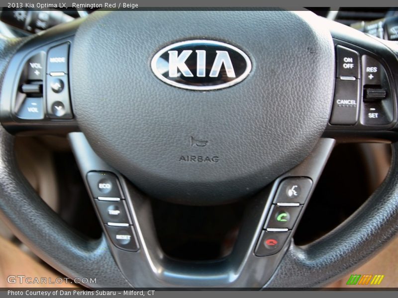Remington Red / Beige 2013 Kia Optima LX