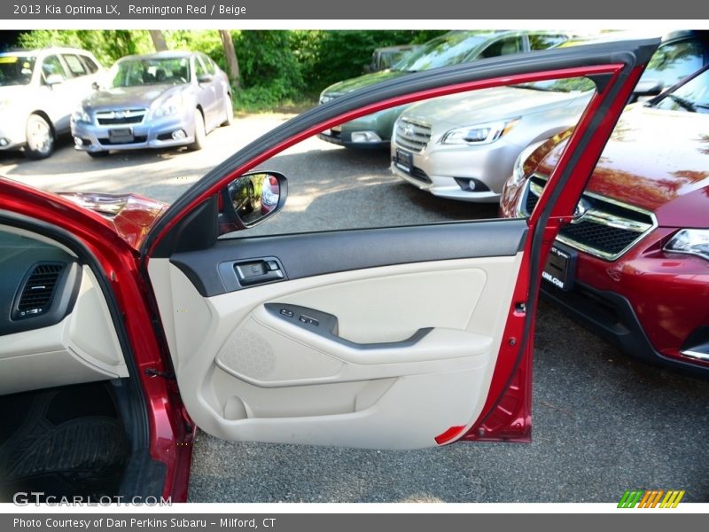 Remington Red / Beige 2013 Kia Optima LX