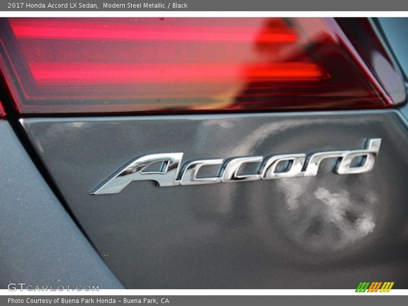 Modern Steel Metallic / Black 2017 Honda Accord LX Sedan