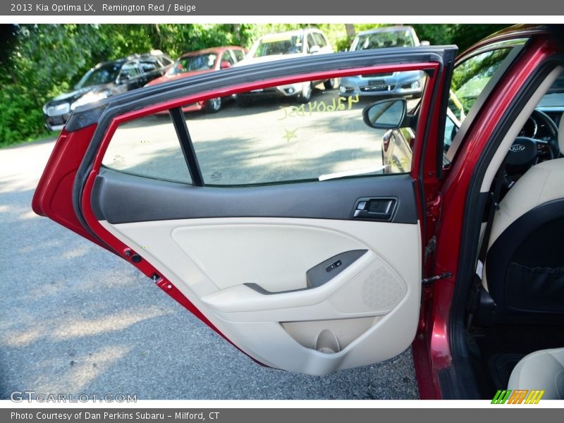 Remington Red / Beige 2013 Kia Optima LX