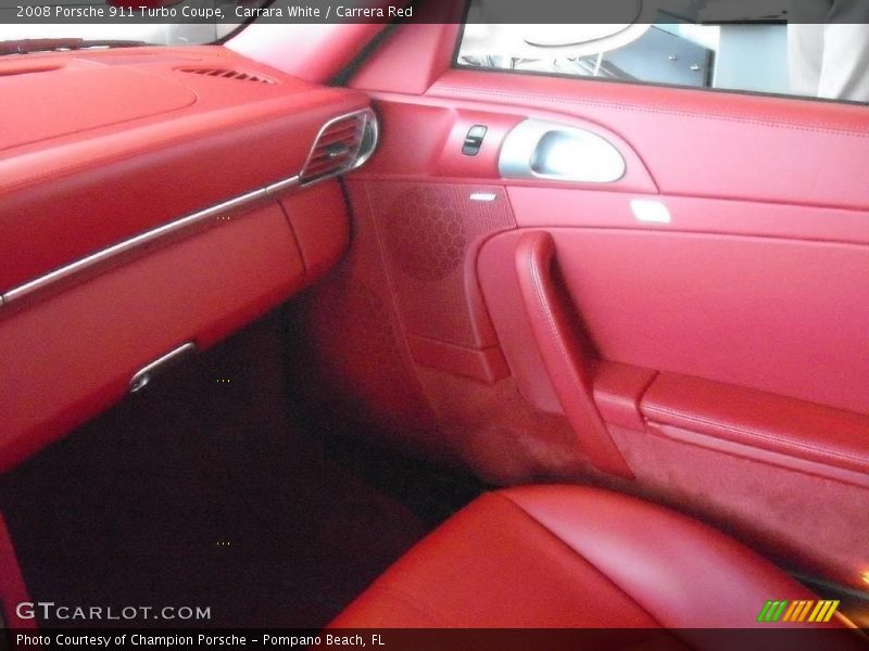 Carrara White / Carrera Red 2008 Porsche 911 Turbo Coupe
