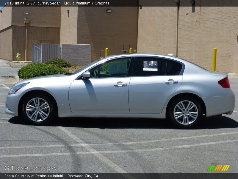 Liquid Platinum / Graphite 2013 Infiniti G 37 Journey Sedan