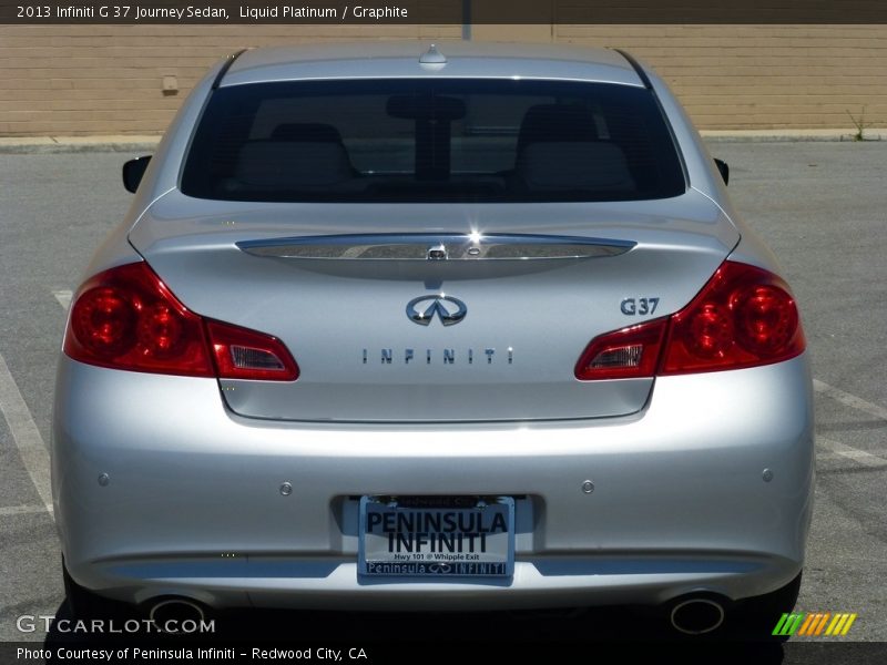 Liquid Platinum / Graphite 2013 Infiniti G 37 Journey Sedan