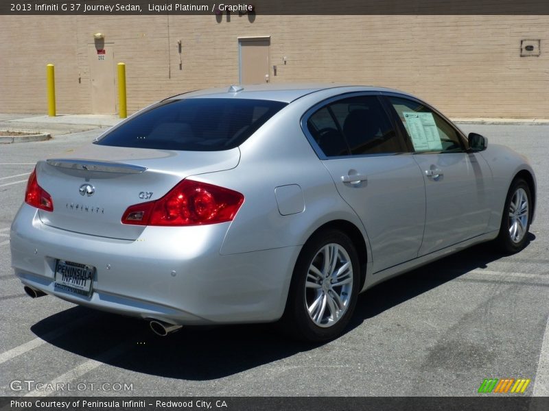 Liquid Platinum / Graphite 2013 Infiniti G 37 Journey Sedan