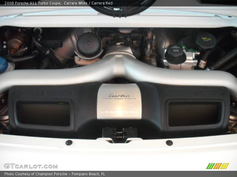 Carrara White / Carrera Red 2008 Porsche 911 Turbo Coupe