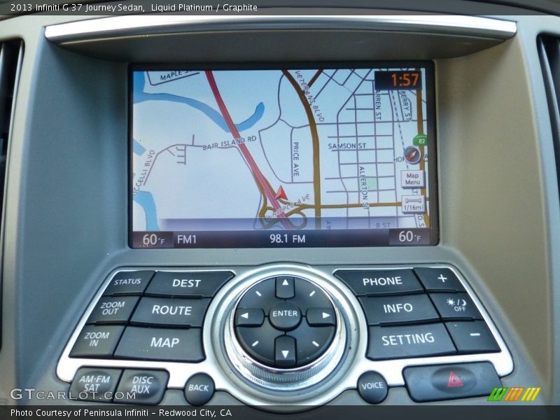 Liquid Platinum / Graphite 2013 Infiniti G 37 Journey Sedan