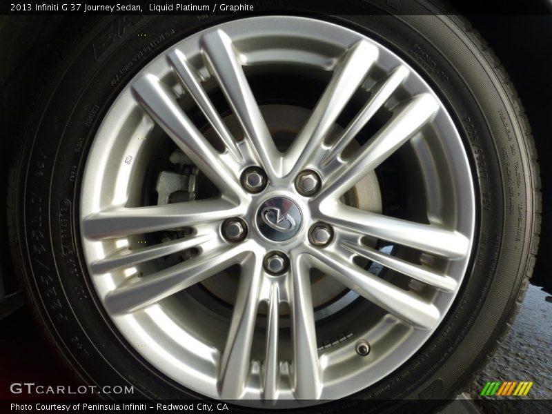 Liquid Platinum / Graphite 2013 Infiniti G 37 Journey Sedan