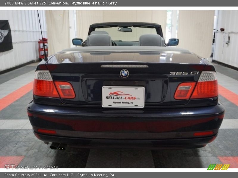 Mystic Blue Metallic / Grey 2005 BMW 3 Series 325i Convertible