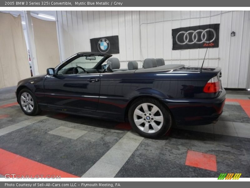 Mystic Blue Metallic / Grey 2005 BMW 3 Series 325i Convertible