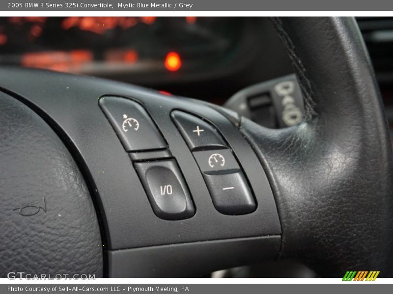 Mystic Blue Metallic / Grey 2005 BMW 3 Series 325i Convertible