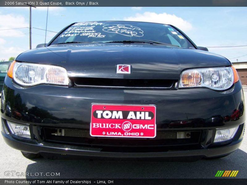 Black Onyx / Black 2006 Saturn ION 3 Quad Coupe