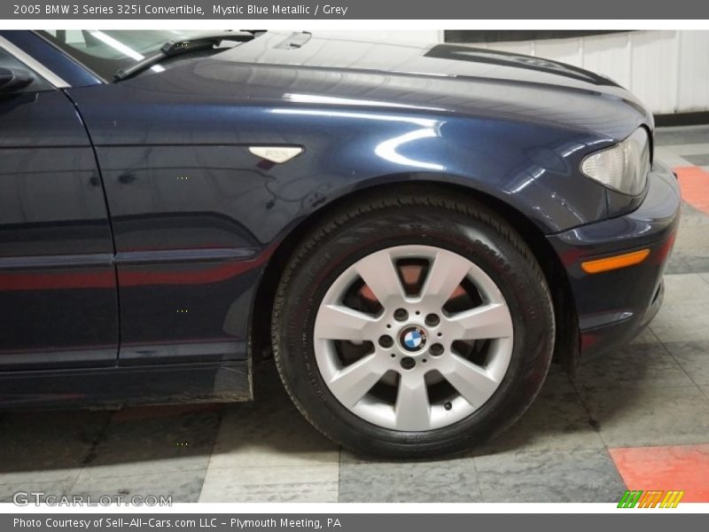 Mystic Blue Metallic / Grey 2005 BMW 3 Series 325i Convertible