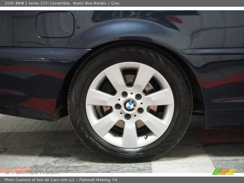 Mystic Blue Metallic / Grey 2005 BMW 3 Series 325i Convertible