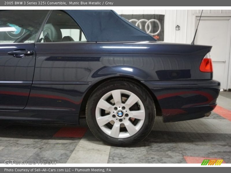 Mystic Blue Metallic / Grey 2005 BMW 3 Series 325i Convertible