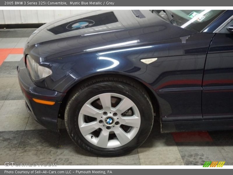 Mystic Blue Metallic / Grey 2005 BMW 3 Series 325i Convertible