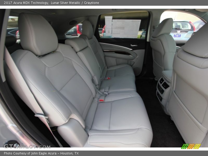 Lunar Silver Metallic / Graystone 2017 Acura MDX Technology