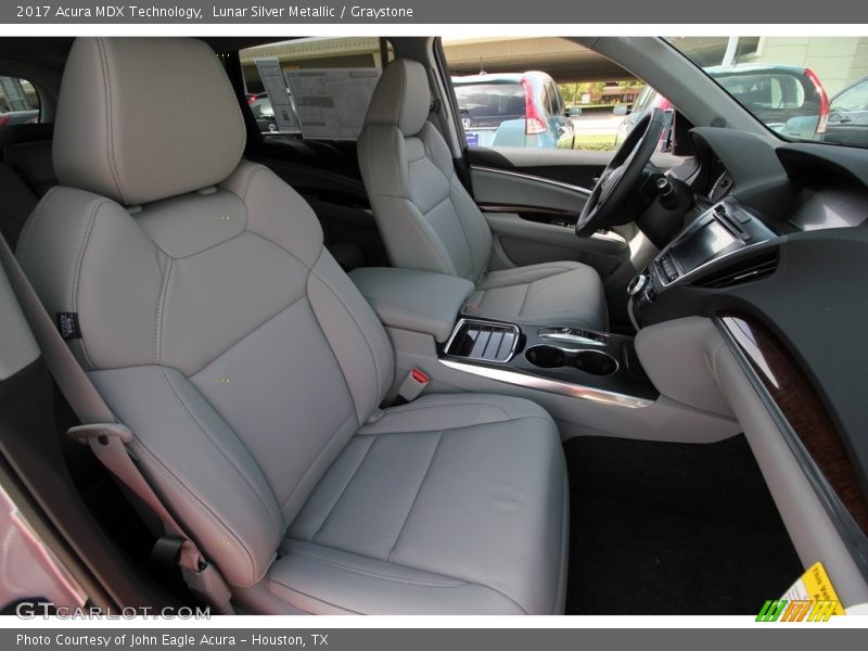 Lunar Silver Metallic / Graystone 2017 Acura MDX Technology