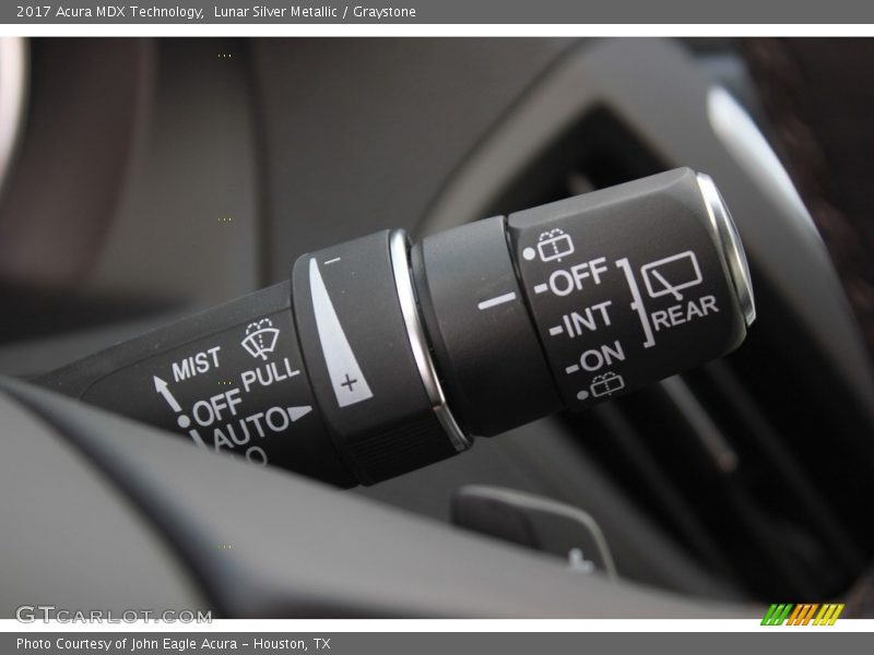 Lunar Silver Metallic / Graystone 2017 Acura MDX Technology