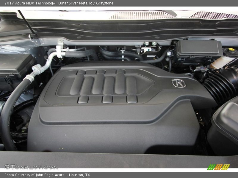 Lunar Silver Metallic / Graystone 2017 Acura MDX Technology
