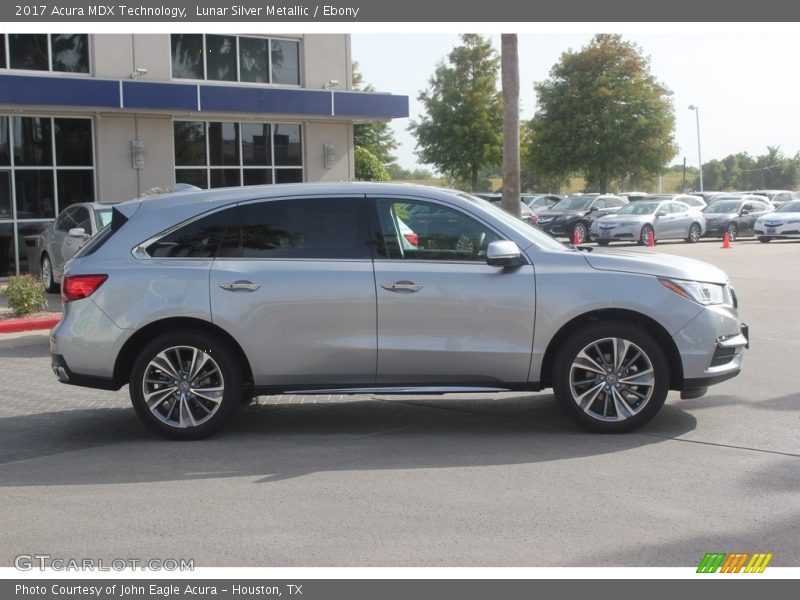 Lunar Silver Metallic / Ebony 2017 Acura MDX Technology